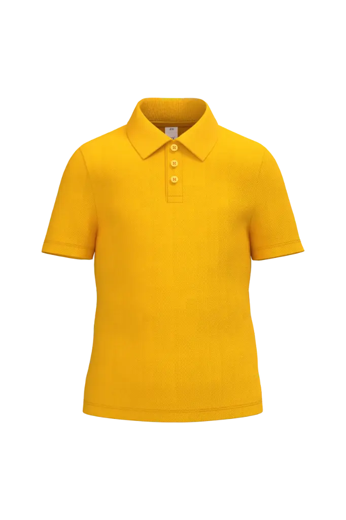 Polo piqué enfant Ideal Basic (Noir, 4/6 ans)